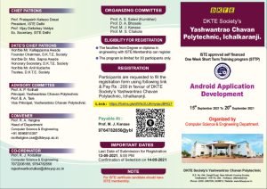 Read more about the article STTP on “Android Application Development” Organized by Department of Computer Science and Engineering.